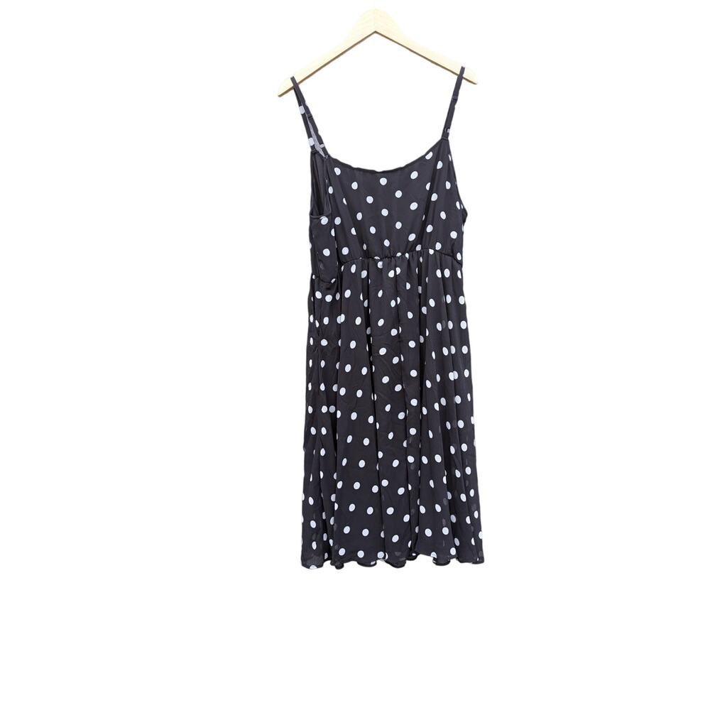 Rockabilly Preppy Alternative Pin Up NWT Torrid Summer Dress Black White 2X - Picture 2 of 7